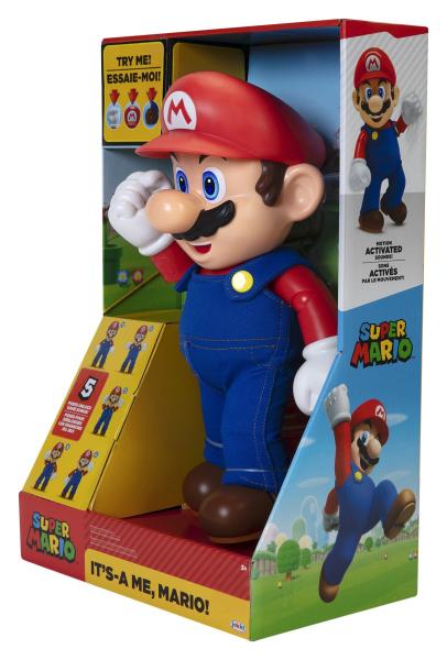 Super Mario Sprechende Actionfigur It's-A Me! Mario 36 cm