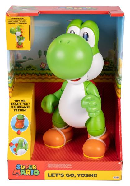 Super Mario Sprechende Actionfigur Let's Go! Yoshi! 36 cm