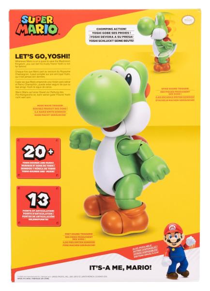 Super Mario Sprechende Actionfigur Let's Go! Yoshi! 36 cm