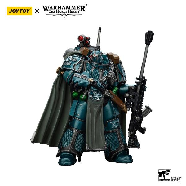 Warhammer The Horus Heresy Actionfigur Alpha Legion Exodus The One who is Many With Sniper Rifle And Power Dagger 20 cm