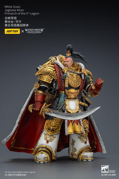 Warhammer The Horus Heresy Actionfigur White Scars Jaghatai Khan Primarch of the Vth Legion 19 cm