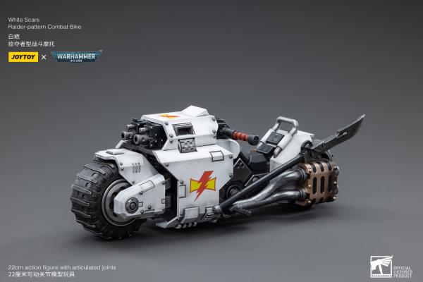 Warhammer 40k Fahrzeug 1/18 White Scars Raider-pattern Combat Bike 22 cm