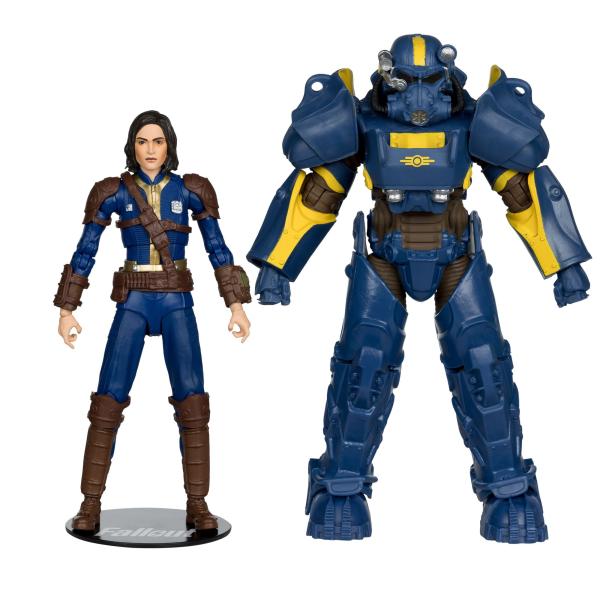 Fallout 4 Statuen 2er-Pack T-60 Vault Tec & Sole Survivor 18 cm