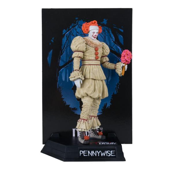 It: Welcome to Derry Movie Maniacs PVC Statue Pennywise (Flashback) (Gold Label) 16 cm
