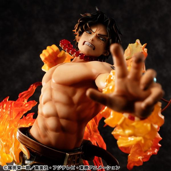 One Piece P.O.P PVC Statue NEO-Maximum Portgas D. Ace 15th Anniversary Super Limited Reprint Ver. 23 cm