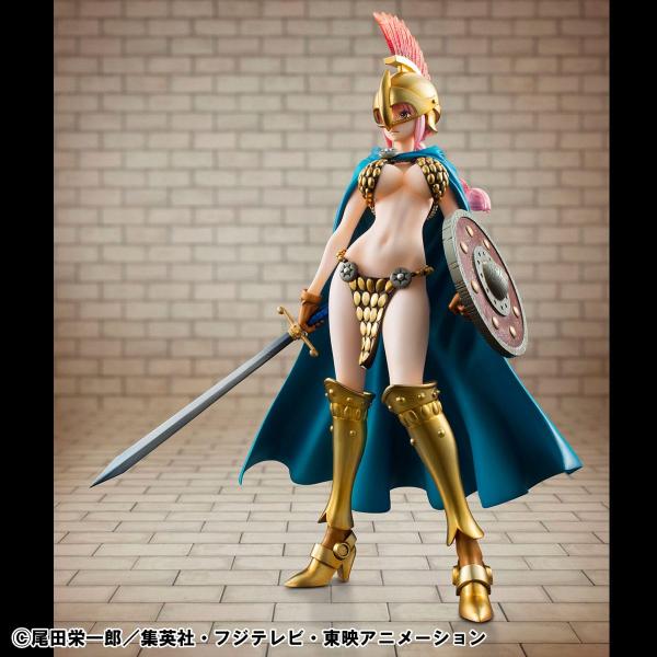 One Piece P.O.P PVC Statue Gladiator Rebecca Sailing Again Super Limited Reprint Ver. 22 cm