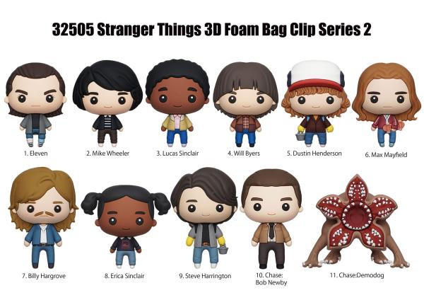 Stranger Things 3D PVC-Taschenanhänger Series 2 1 Stück