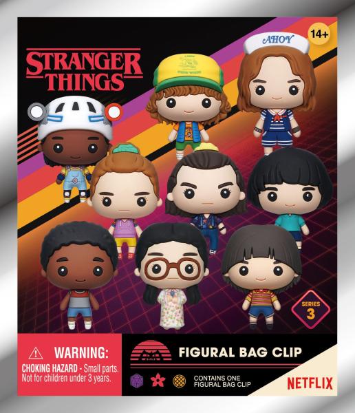 Stranger Things 3D PVC-Taschenanhänger Series 3 1 Stück