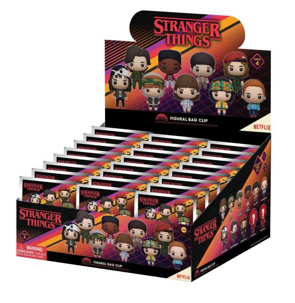 Stranger Things 3D PVC-Taschenanhänger Series 4 1 Stück