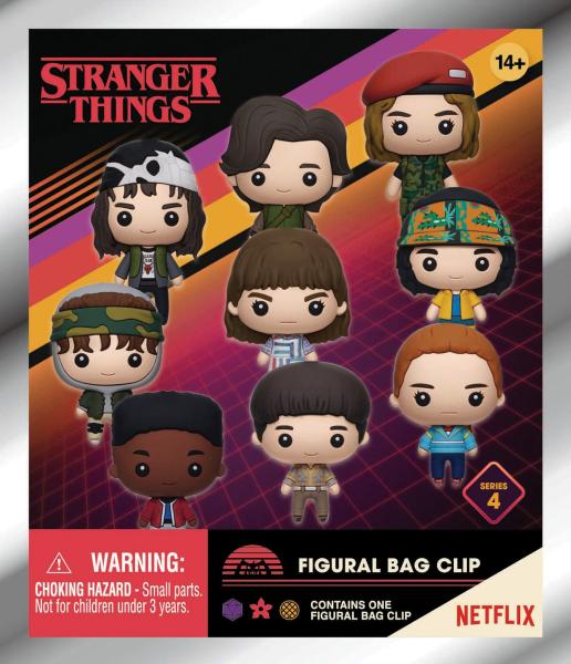 Stranger Things 3D PVC-Taschenanhänger Series 4 1 Stück
