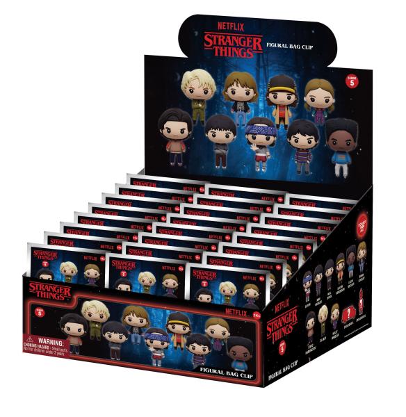 Stranger Things 3D PVC-Taschenanhänger Serie 5 1 Stück