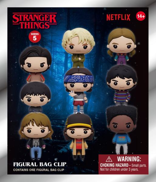 Stranger Things 3D PVC-Taschenanhänger Serie 5 1 Stück