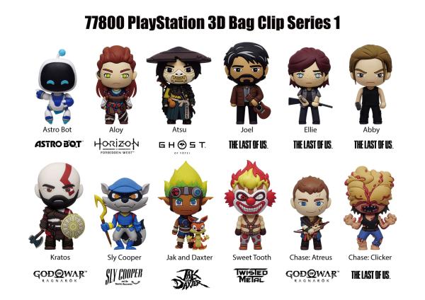 Playstation 3D PVC-Taschenanhänger Serie 1 - 1 Stück