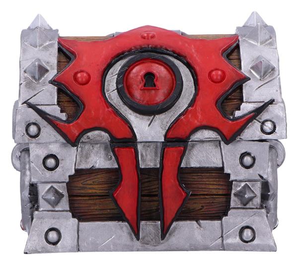 World of Warcraft Aufbewahrungsbox Treasure Chest Horde War 11 cm