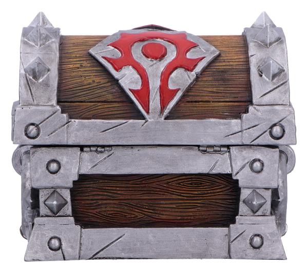 World of Warcraft Aufbewahrungsbox Treasure Chest Horde War 11 cm