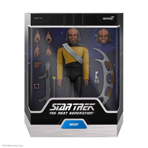 Star Trek: The Next Generation Ultimates Actionfigur Worf 18 cm