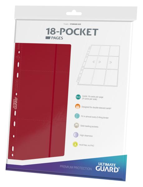 Ultimate Guard 18-Pocket Pages Side-Loading Rot (10)