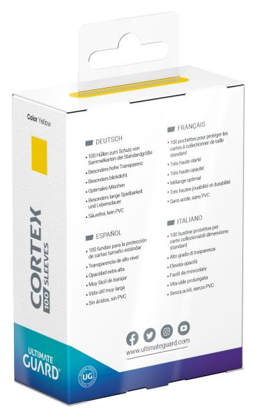 Ultimate Guard Cortex Sleeves Standardgröße Yellow (100)