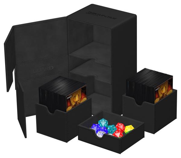 Ultimate Guard Twin Flip'n'Tray 200+ Xenoskin - Black