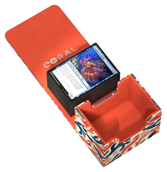 Ultimate Guard Sidewinder 100+ Xenoskin 2025 Exclusive "Coral Places" - Mellow Sea