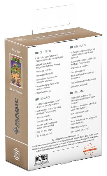 Ultimate Guard Art Sleeves Magic: The Gathering | Teenage Mutant Ninja Turtles - Pizza Box