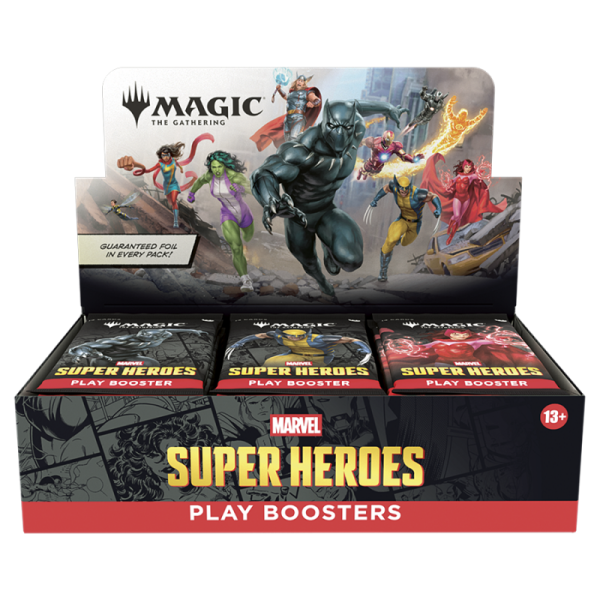Magic the Gathering - Marvel Super Heroes Play Booster Display (30 Boosters) - DE