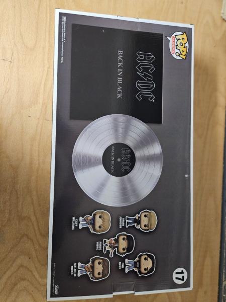Lagerbruch FUNKO POP! - Music - ACDC Back in Black Brian Johnson Phil Rudd Angus Young Cliff Williams Malcom Young #17 Special Edition