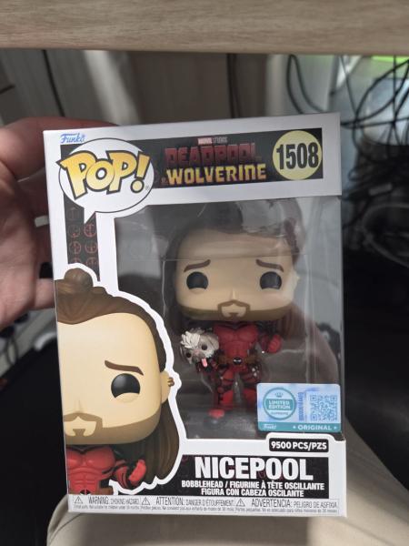 Lagerbruch FUNKO POP! Vinyl Figur MARVEL  Deadpool und Wolverine Niceppol 1508 PCS9500 Lagerbruch