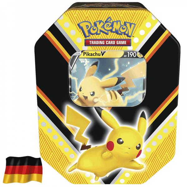 Pokémon Tin Box Pikachu V DE  #88