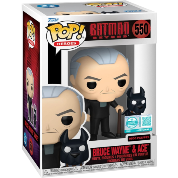 FUNKO POP! Vinyl Figur DC Comics Batman Beyond Bruce Wayne und Ace 550 9500PCS
