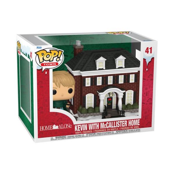 Vinyl Figur Movie Town Home Alone Kevin Allein Zuhause Kevin with McCallister Home 41