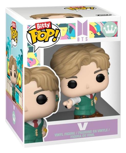 BTS Bitty Funko POP! Stages Vinyl Figuren V (Dynamite) 2,5 cm
