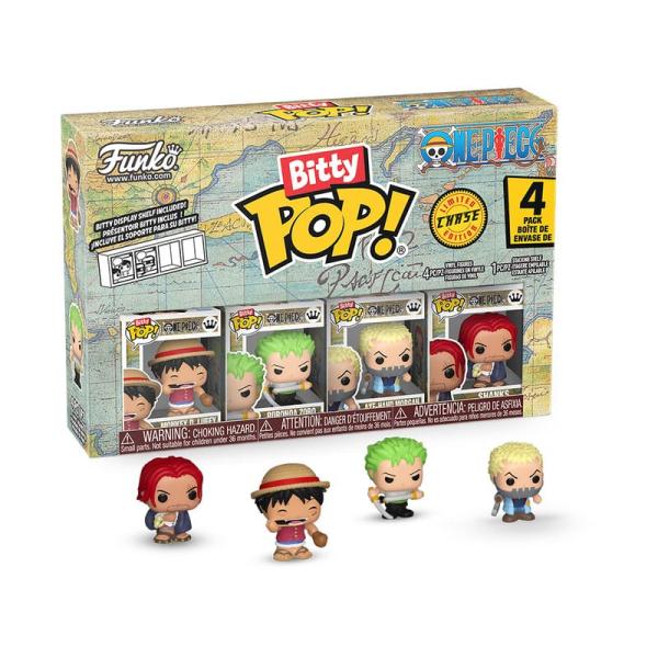 FUNKO Bitty POP - One Piece Luffy #4er Pack
