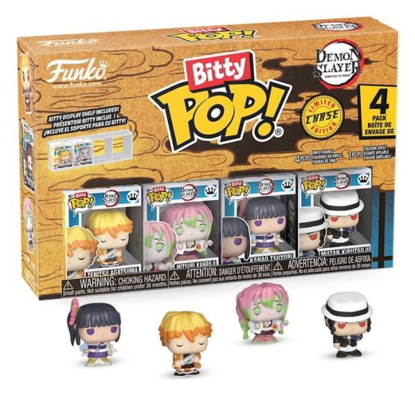Demon Slayer: Kimetsu no Yaiba Bitty POP! Vinyl Figuren 4er-Pack Zenitsu 2,5 cm