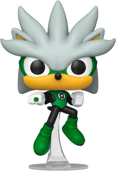 FUNKO POP! Vinyl Figur DC Comics and Sonic the Hedgehog Silver as The Green Lantern 592 Special