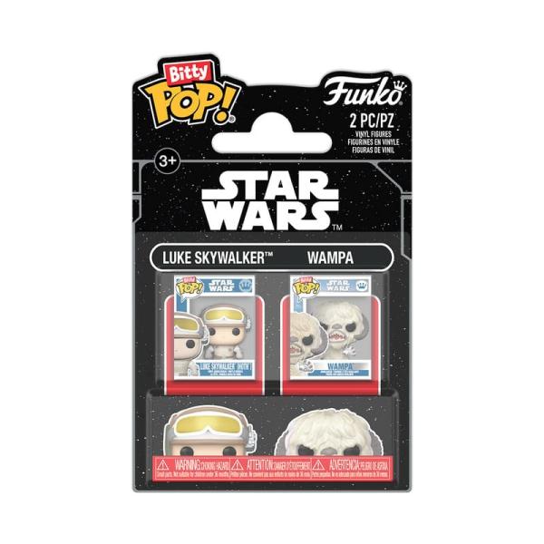 FUNKO Bitty POP - Star Wars Luke Skywalker und Wampa Blister