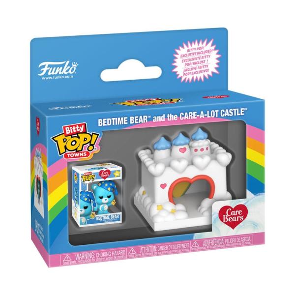 FUNKO Bitty POP - Towns Care Bear Die Glücksbärchis Bedtime Bear and the Care a Lot Castle