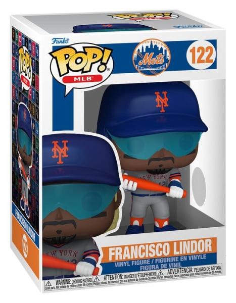FUNKO POP! Vinyl Figur Sports Baseball MLB New York Mets Francisco Lindor 122