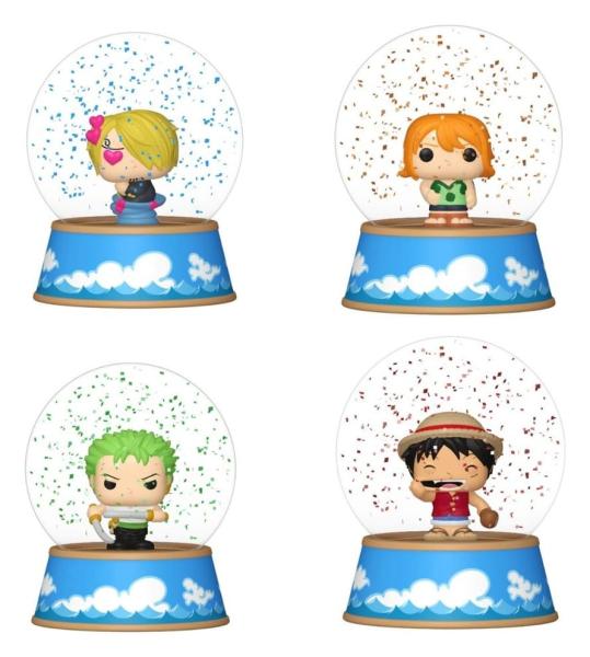 One Piece Mystery Minis Minifiguren Glitter Globes PDQ 5 cm 1 Stück