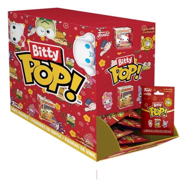 Hello Kitty & Friends Bitty POP! Single Vinyl Figur im handlichen 2,5 cm Format. Süße Mini-Sammlerfigur für Fans, Sammler und alle Hello Kitty Liebhaber.