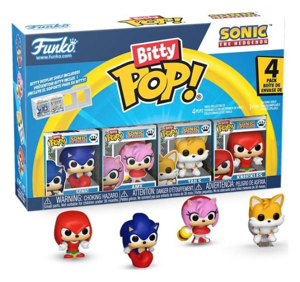 Sonic Bitty POP! Vinyl Figuren 4er-Pack Sonic 2,5 cm