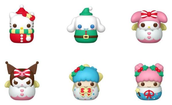 Sanrio Pocket POP! Vinyl Figuren Snowballs  1 Stück  4 cm