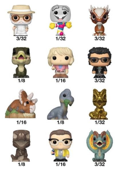 Jurassic Park Bitty POP! Vinyl Figuren 2 cm 1 Stück