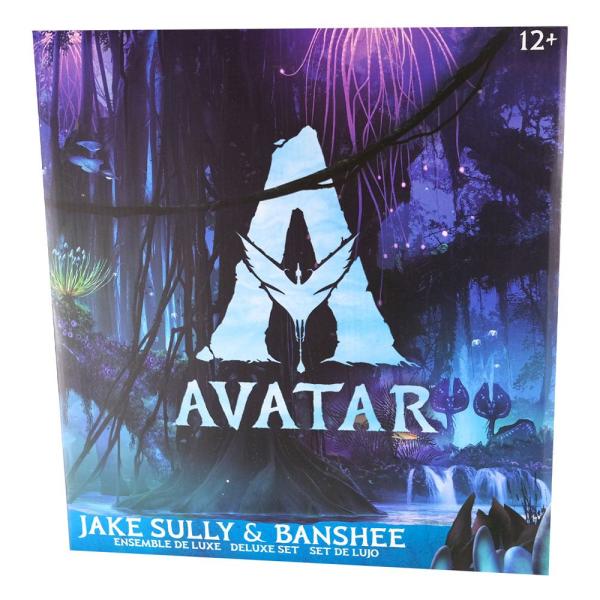 Avatar Banshee Playset Jake Sully & Banshee Deluxe Set 18 cm