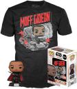FUNKO POP! - Star Wars The Mandalorian Moff Gideon 380 mit Tee T-​Shirt