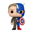 FUNKO POP! - MARVEL -  Split Captain America Steve Rogers  #1431