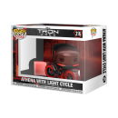 FUNKO POP! Vinyl Figur Rides  Movie Tron Ares Athena with Light Cycle 316