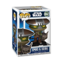 FUNKO POP! Vinyl Figur Star Wars The Mandalorian and Grogu Embo und Keibu 842
