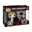 FUNKO POP! Vinyl Figur Television Stranger Things Karen und Demogorgon 2er Pack