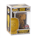 FUNKO POP! - Star Wars - Gold Metallic Chewbacca #63 Special Edition